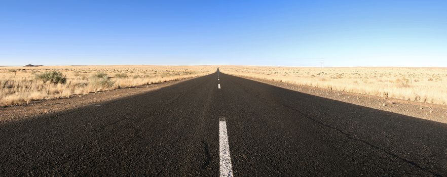 Panoramic landscape in the North of South Africa.