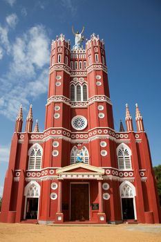 St.Joseph’s Metropolitan Cathedral, Palayam, Trivandrum, is the Cathedral Church of the Latin Archdiocese of Trivandrum, india, 2010