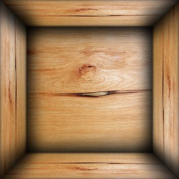abstract box interior wood background, plywood texture