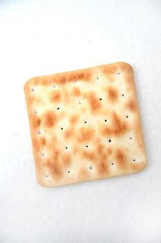 Cracker biscuits isolated on a kitchen bench