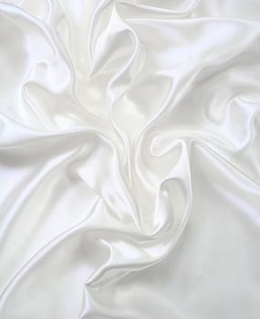 Smooth elegant white silk can use as wedding background