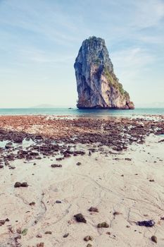 low tide at Poda island, Krabi Province, Andaman Sea, South of Thailand 