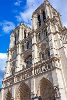 Notre Dame de Paris, famous cathedral in France