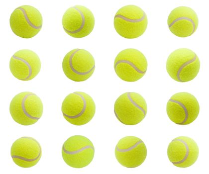 Nice Tennis balls isolated on white background