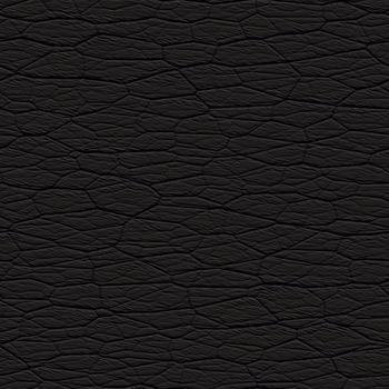Seamless wrinkled black leather textured material that works as a pattern in any direction.