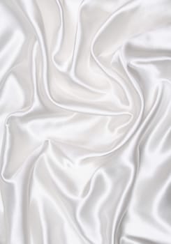 Smooth elegant white silk can use as wedding background 