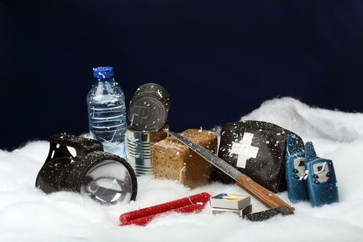 Items for emergency in snow storm 