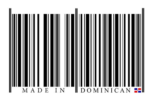 Dominican Republic barcode on white background