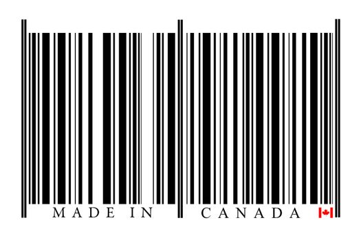 Canada Barcode on white background