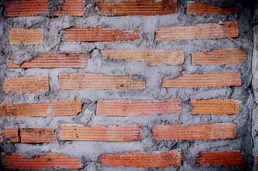 Background of red brown brickwall texture