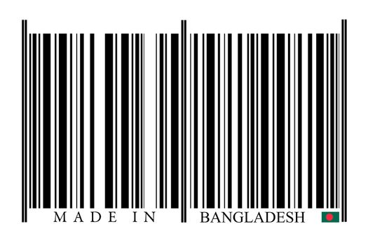 Bangladesh Barcode on white background