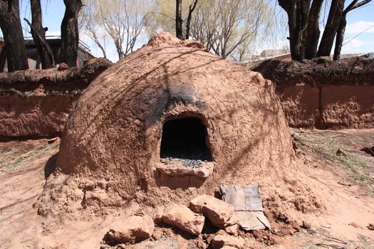 Traditional Horno Clay Oven in the village of Bolivia, South America