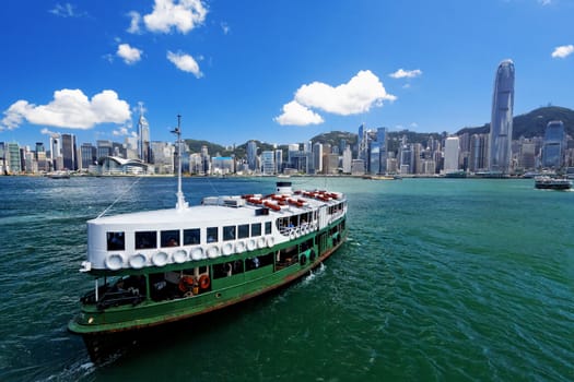 Victoria Harbor of Hong Kong 