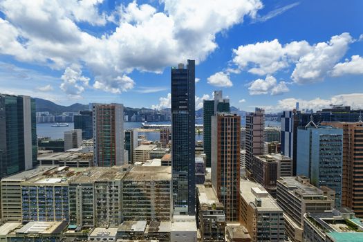 office buildings at day, hongkong kwun tong 