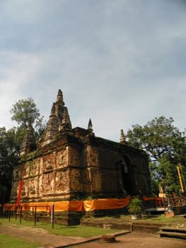 Pagoda in Wat chedyod temple, chiangmai