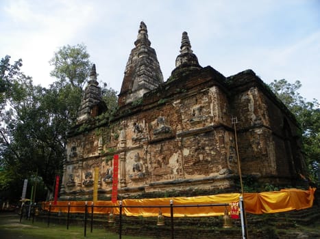 Pagoda in Wat chedyod temple,Chiangmai