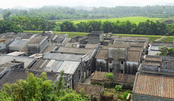 Ethnic minority village in Guangxi province,China 