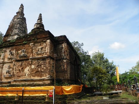 Pagoda in Wat chedyod temple,Chiangmai