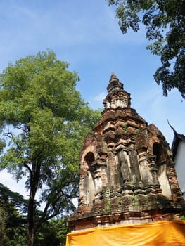 Pagoda in Wat chedyod temple,Chiangmai