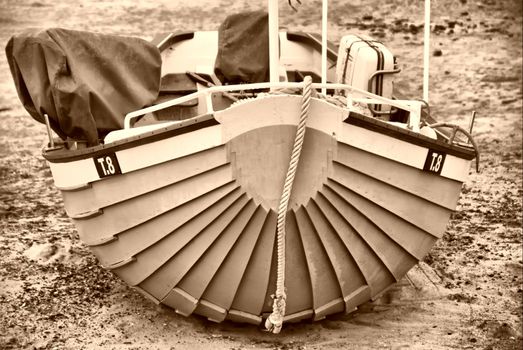 Fishing boat on the beach