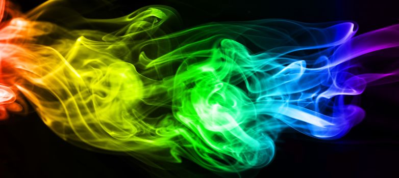 Colorful smoke background