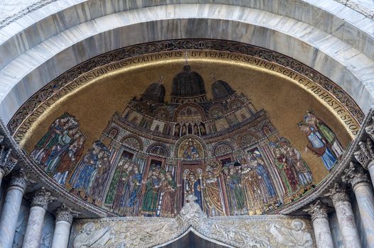 Patriarcal Cathedral Basilica of Saint Mark, Venice, Italy.