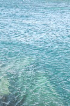 Blue Water Texture Pattern at Noon on the Atlantic Ocean