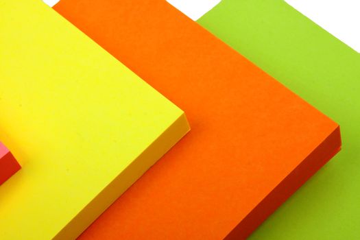 Sticky Notes Cube isolated on a white background