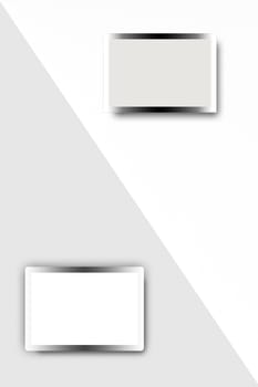 white and grey tablets on the white and grey background