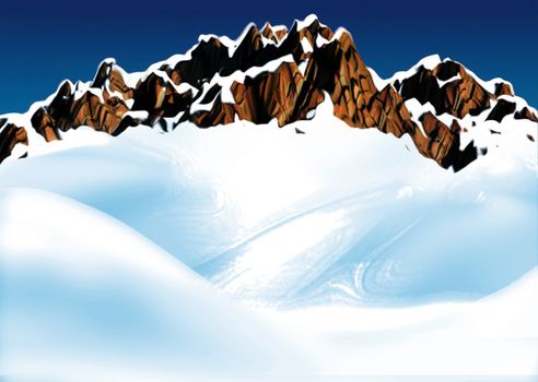 Mountain Ridge - Background Illustration