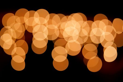 Abstract background. Blurred colorful circles bokeh of christmas lights 