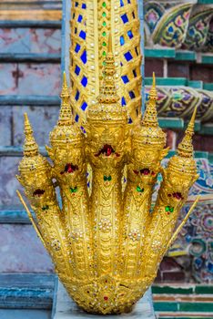 dragon stairs grand palace Phra Mondop bangkok thailand