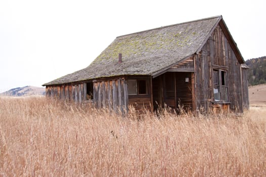 An old homestead/ghost town