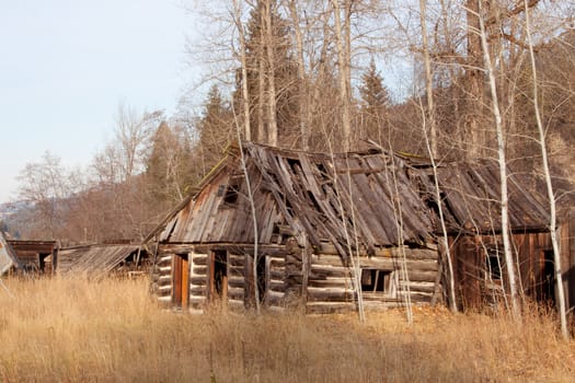 An old homestead/ghost town