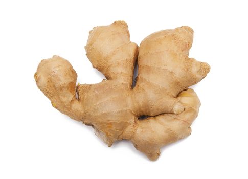 Ginger isolated on the white background