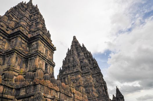 Hindu temple Prombanan complex in Yogjakarta in Java, indonesia