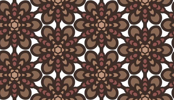 Illustration of a brown and white seamless background