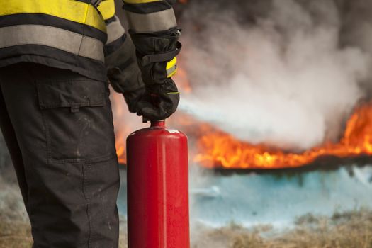 Firefighter training