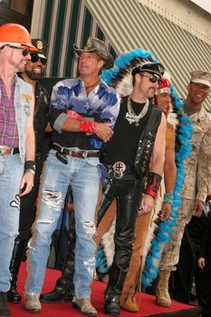 The Village People at the Hollywood Walk of Fame Ceremony Honoring the Band, The Village People. Hollywood Boulevard, Hollywood CA. 09-12-08