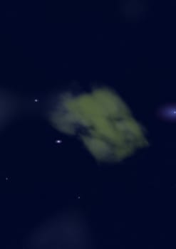 Star field in space, a nebulae and a gas congestion. "Elements of this image furnished by NASA".