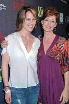 Annabeth Gish and Ashley Borden at the Debut of "Your Perfect Fit" Lifestyle Guide. Paige Premium Denim Boutique, West Hollywood, CA. 02-28-08