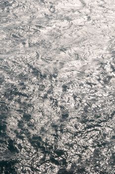 Blue Water Texture Pattern at Noon on the Atlantic Ocean