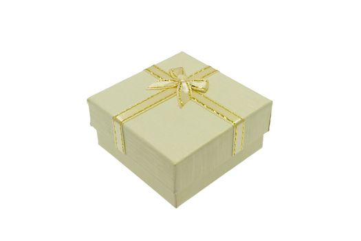 Beige or cream gift box for Christmas, Thanksgiving, Birthday, Holiday, New year and other important festival.