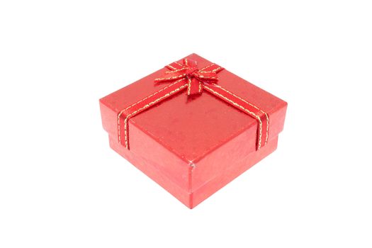 Red gift box for Christmas, Thanksgiving, Birthday, Holiday, New year and other important festival.