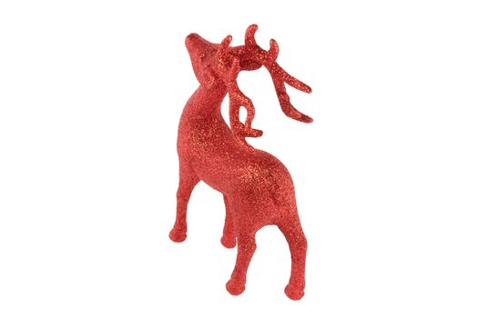 Santa's reindeer for Christmas or other important festival. Red Reindeer model for show.