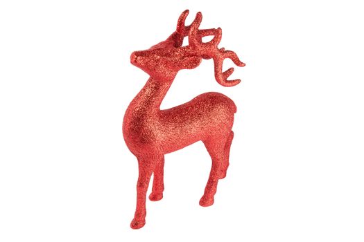 Santa's reindeer for Christmas or other important festival. Red Reindeer model for show.