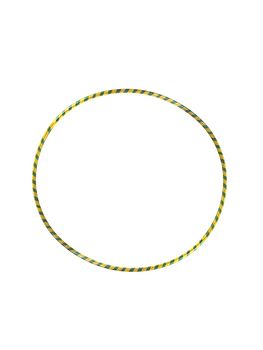 A hula hoop isolated against a white background