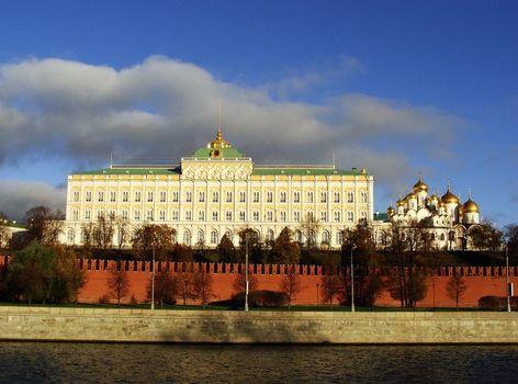 View of the Kremlin from Moscow river, Russia