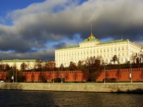 View of the Kremlin from Moscow river, Russia