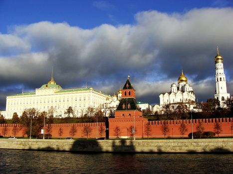 View of the Kremlin from Moscow river, Russia